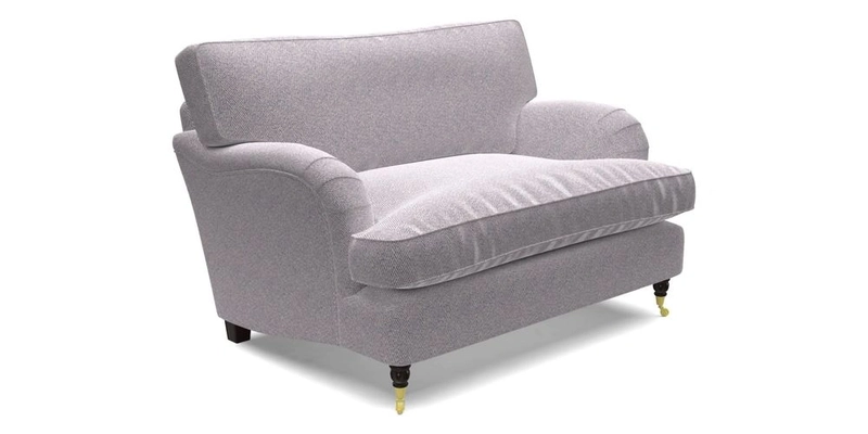 Alwinton Snuggler in Lumino Velvet Wine