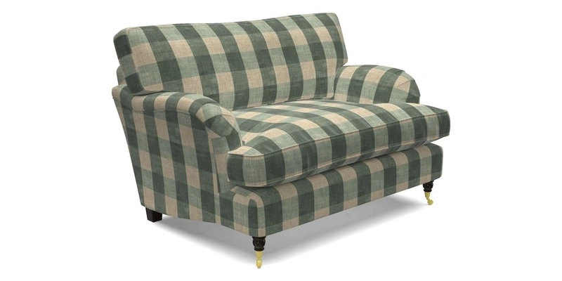 Alwinton Snuggler in Lumino Velvet Wine