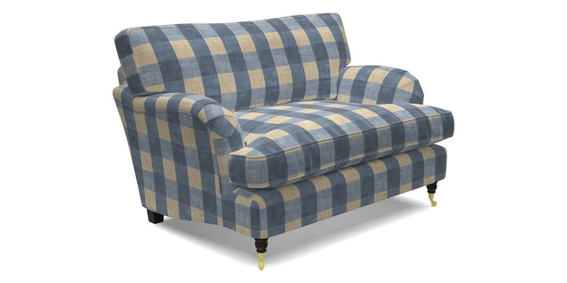 Alwinton Snuggler in Lumino Velvet Wine