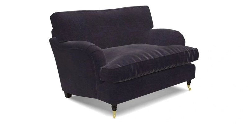 Alwinton Snuggler in Lumino Velvet Wine