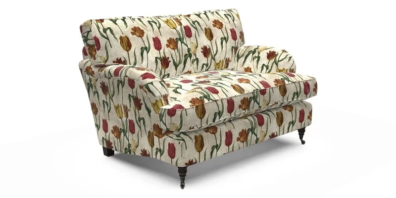 Alwinton Snuggler in Lumino Velvet Wine