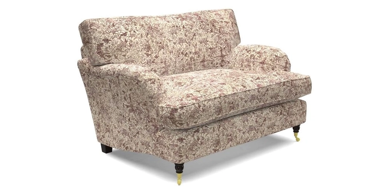 Alwinton Snuggler in Lumino Velvet Wine