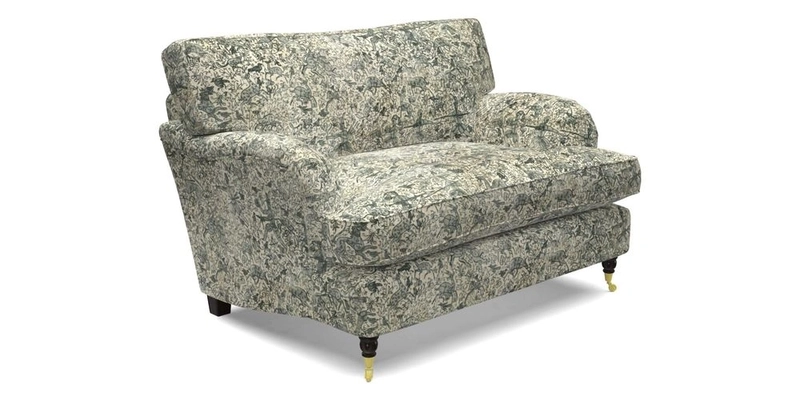 Alwinton Snuggler in Lumino Velvet Wine