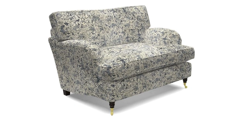 Alwinton Snuggler in Lumino Velvet Wine