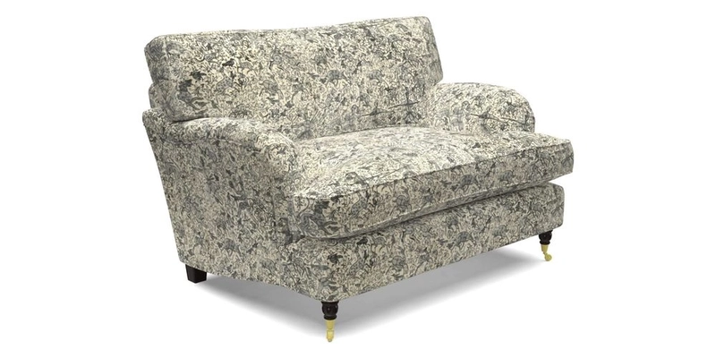 Alwinton Snuggler in Lumino Velvet Wine