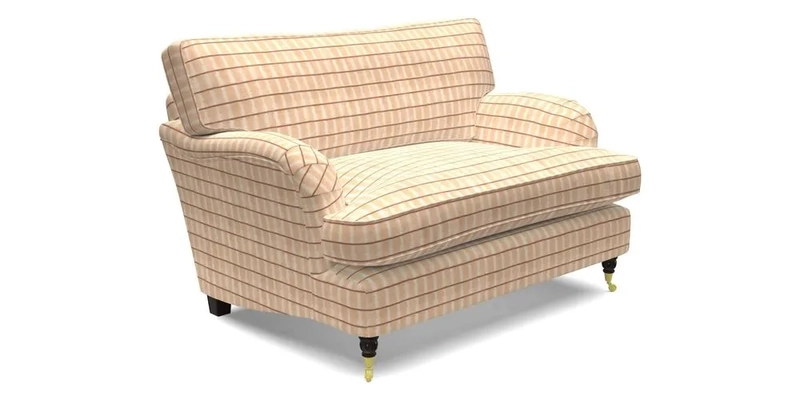 Alwinton Snuggler in Lumino Velvet Wine