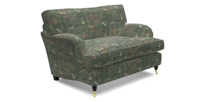 Alwinton Snuggler in Lumino Velvet Wine