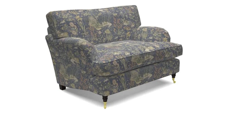 Alwinton Snuggler in Lumino Velvet Wine