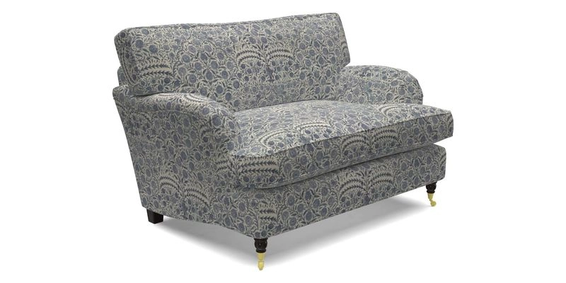 Alwinton Snuggler in Lumino Velvet Wine