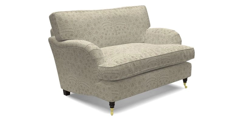 Alwinton Snuggler in Lumino Velvet Wine