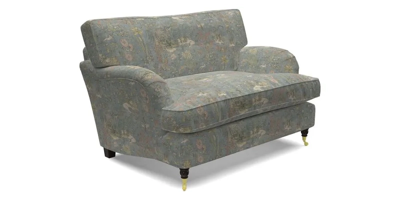 Alwinton Snuggler in Lumino Velvet Wine