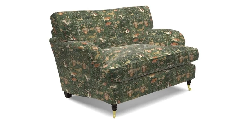 Alwinton Snuggler in Lumino Velvet Wine