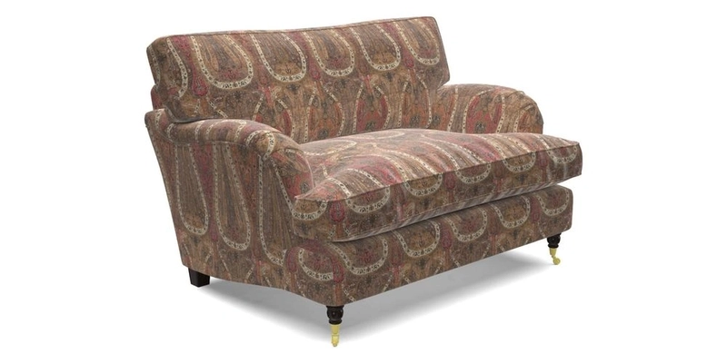 Alwinton Snuggler in Lumino Velvet Wine