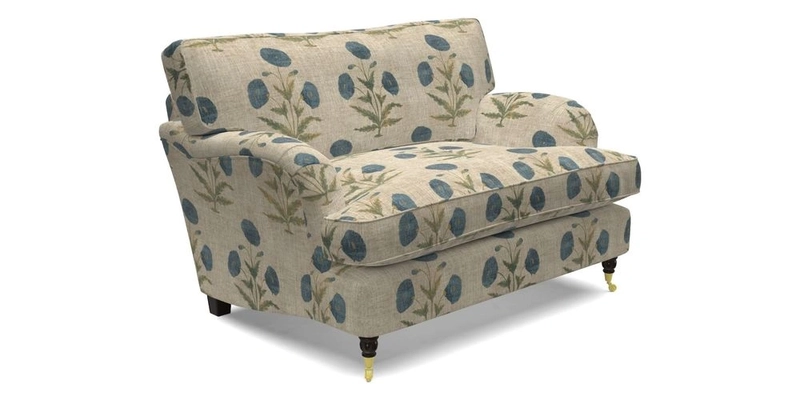 Alwinton Snuggler in Lumino Velvet Wine