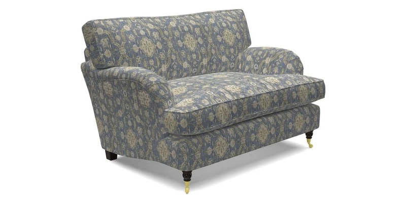 Alwinton Snuggler in Lumino Velvet Wine