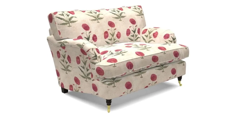 Alwinton Snuggler in Lumino Velvet Wine