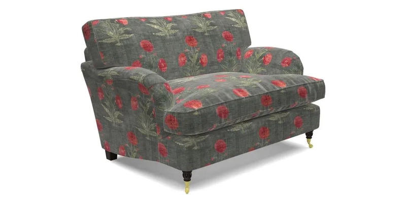 Alwinton Snuggler in Lumino Velvet Wine