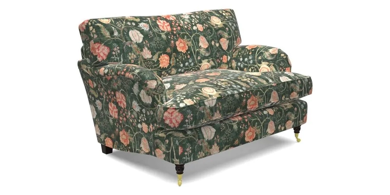 Alwinton Snuggler in Lumino Velvet Wine