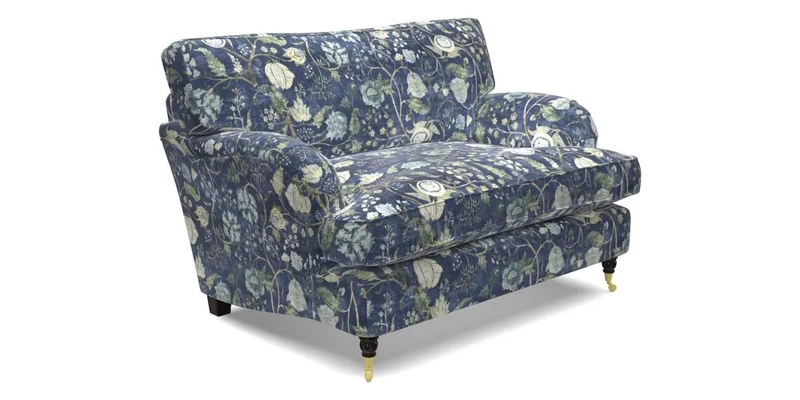 Alwinton Snuggler in Lumino Velvet Wine