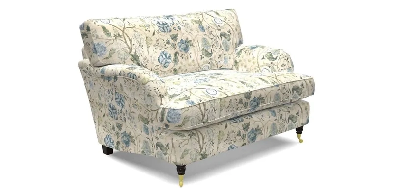 Alwinton Snuggler in Lumino Velvet Wine