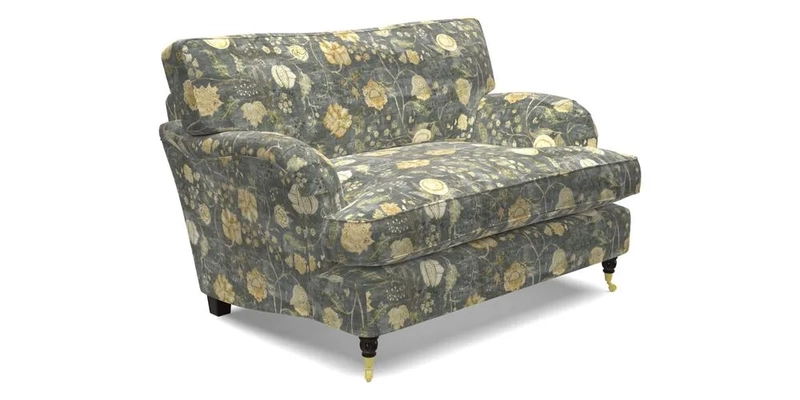 Alwinton Snuggler in Lumino Velvet Wine