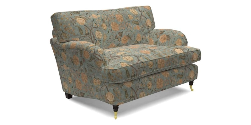 Alwinton Snuggler in Lumino Velvet Wine