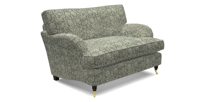 Alwinton Snuggler in Lumino Velvet Wine