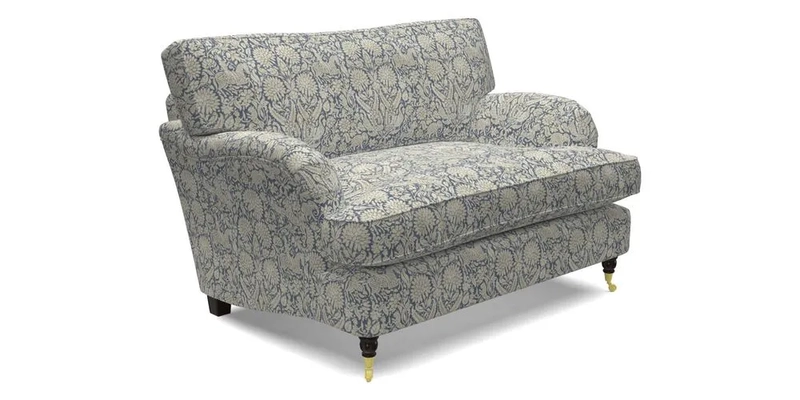 Alwinton Snuggler in Lumino Velvet Wine