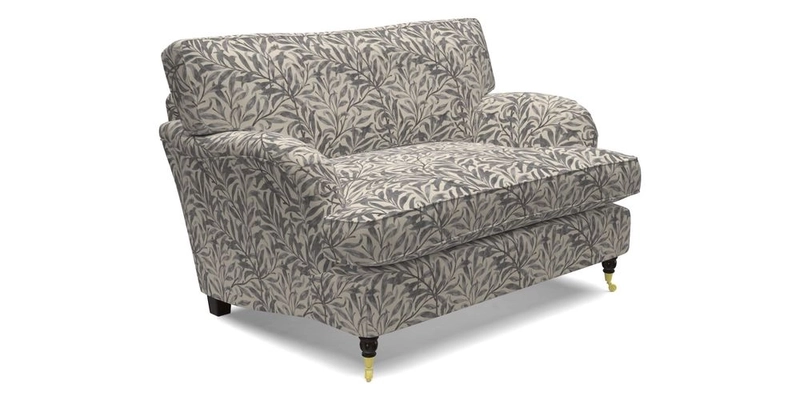 Alwinton Snuggler in Lumino Velvet Wine