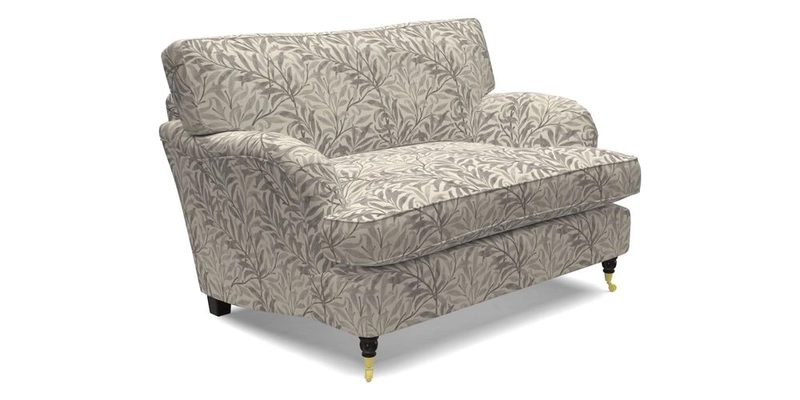 Alwinton Snuggler in Lumino Velvet Wine