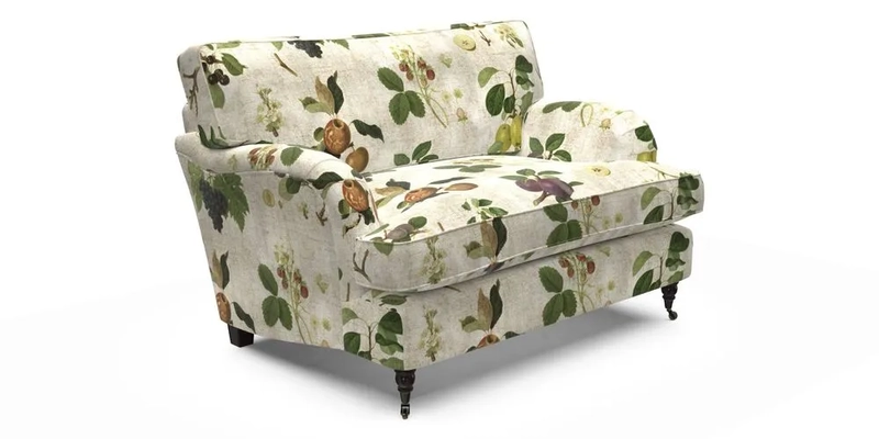 Alwinton Snuggler in Lumino Velvet Wine