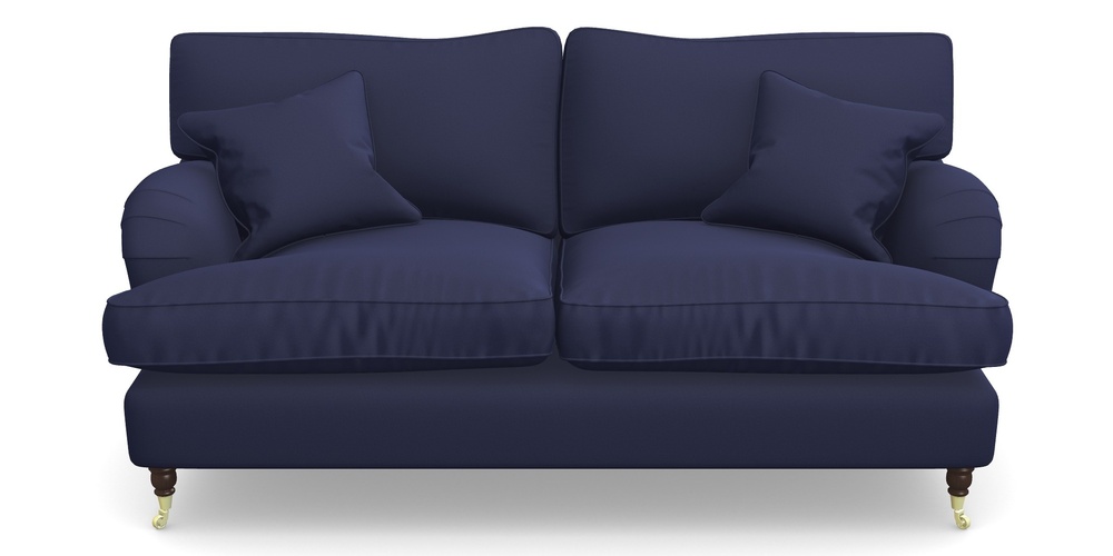 Product photograph of Alwinton 2 5 Seater Sofa In Clever Glossy Velvet - Navy from Sofas and Stuff Limited