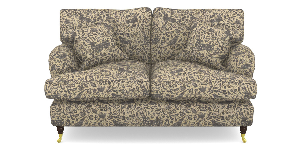 Product photograph of Alwinton 2 Seater Sofa In V A Drawn From Nature - Bird And Rabbit - Navy from Sofas and Stuff Limited