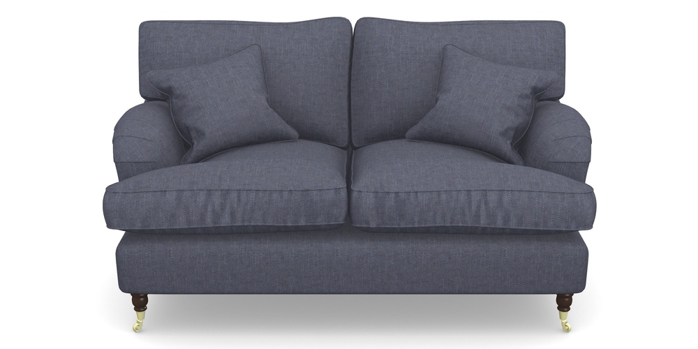 Product photograph of Alwinton 2 Seater Sofa In Easy Clean Plain - Navy from Sofas and Stuff Limited