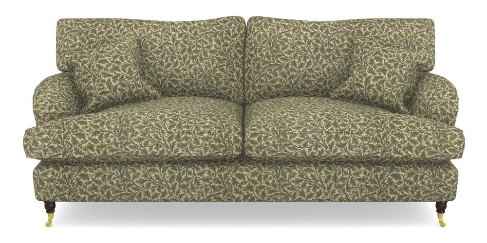 Product photograph of Alwinton 3 Seater Sofa In V A Drawn From Nature Collection - Oak Tree - Light Green from Sofas and Stuff Limited