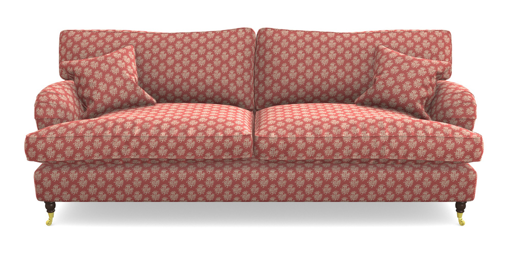 Product photograph of Alwinton 4 Seater Sofa In Cloth 21 - Coral 1 - Ginger Snap from Sofas and Stuff Limited