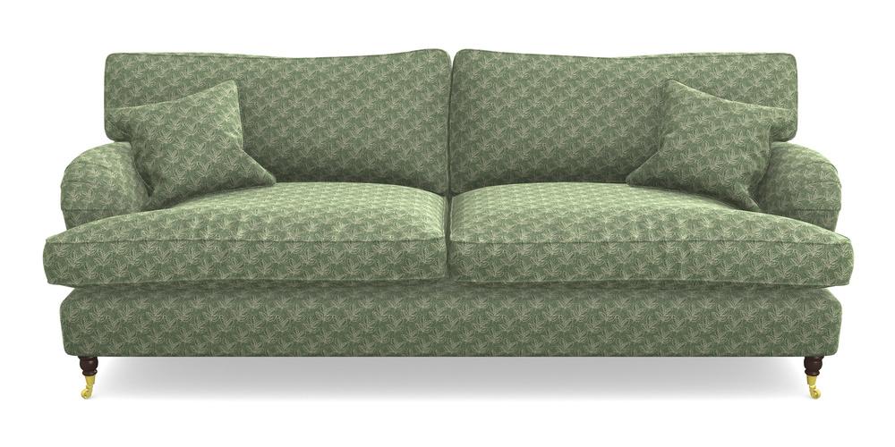 Product photograph of Alwinton 4 Seater Sofa In Cloth 21 - Decorative Leaf - Forest from Sofas and Stuff Limited