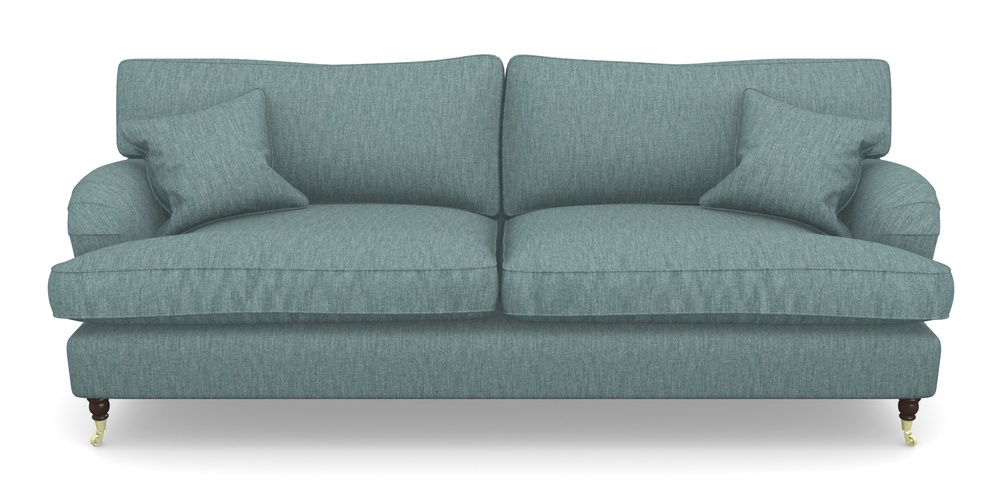 Product photograph of Alwinton 4 Seater Sofa In Clever Cotton Mix - Teal from Sofas and Stuff Limited
