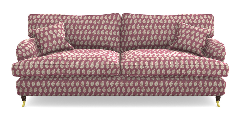 Product photograph of Alwinton 4 Seater Sofa In Cloth 21 - Oak Leaf - Cassis from Sofas and Stuff Limited