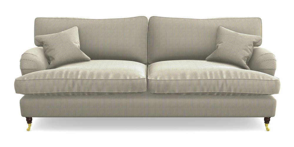 Product photograph of Alwinton 4 Seater Sofa In Cloth 21 - Simple Stripe - Bilberry from Sofas and Stuff Limited