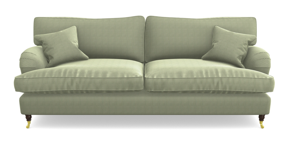 Product photograph of Alwinton 4 Seater Sofa In Cloth 21 - Simple Stripe - Forest from Sofas and Stuff Limited