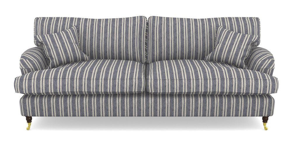 Product photograph of Alwinton 4 Seater Sofa In Cloth 22 - Barcode - Deep Water from Sofas and Stuff Limited