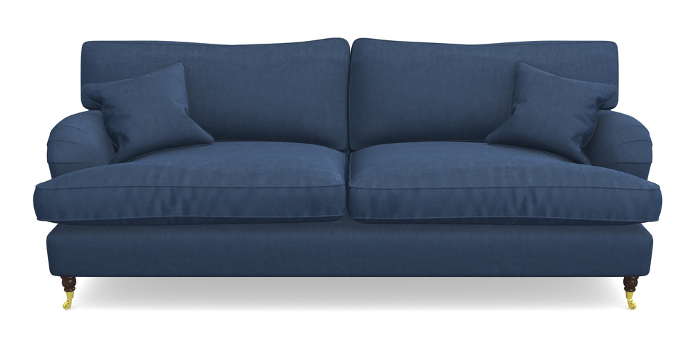 Product photograph of Alwinton 4 Seater Sofa In Clever Tough And Eco Velvet - Agean from Sofas and Stuff Limited