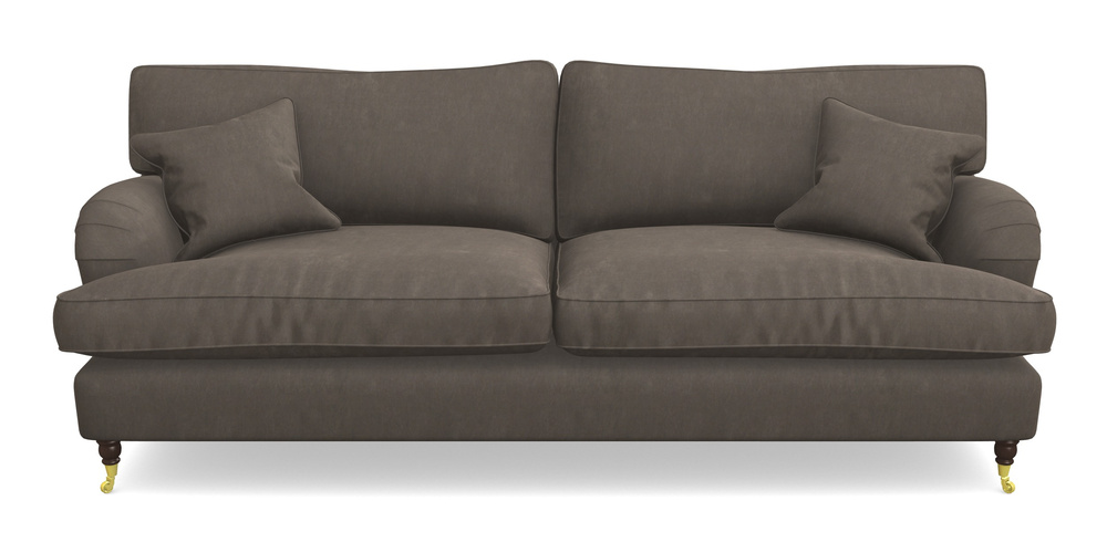Product photograph of Alwinton 4 Seater Sofa In Clever Tough And Eco Velvet - Chrome from Sofas and Stuff Limited