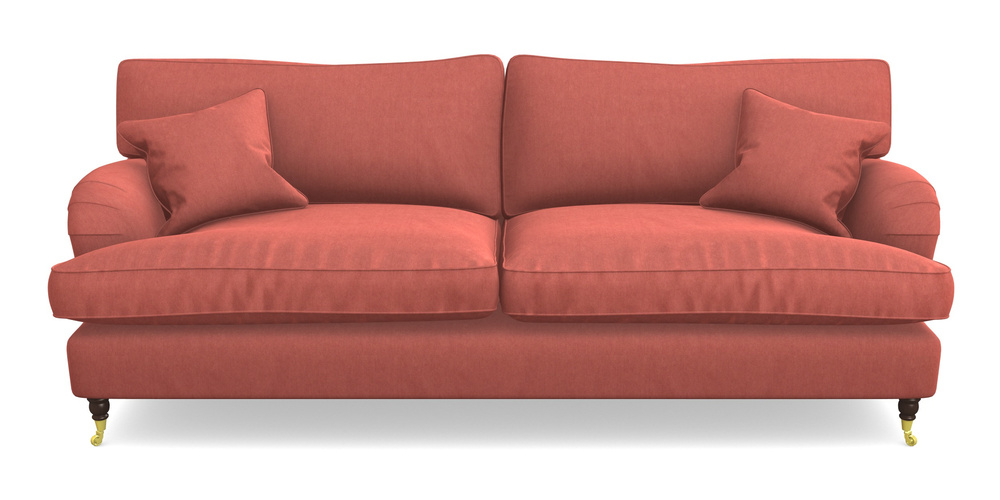 Product photograph of Alwinton 4 Seater Sofa In Clever Tough And Eco Velvet - Damson from Sofas and Stuff Limited
