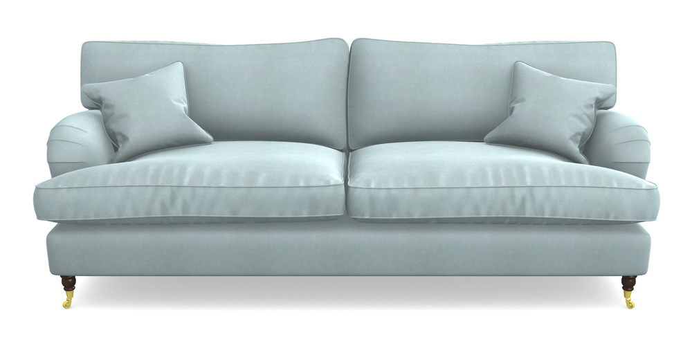 Product photograph of Alwinton 4 Seater Sofa In Clever Tough And Eco Velvet - Mineral from Sofas and Stuff Limited