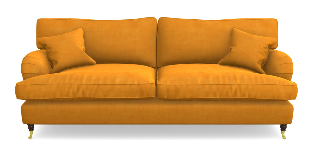 Product photograph of Alwinton 4 Seater Sofa In Clever Tough And Eco Velvet - Spice from Sofas and Stuff Limited