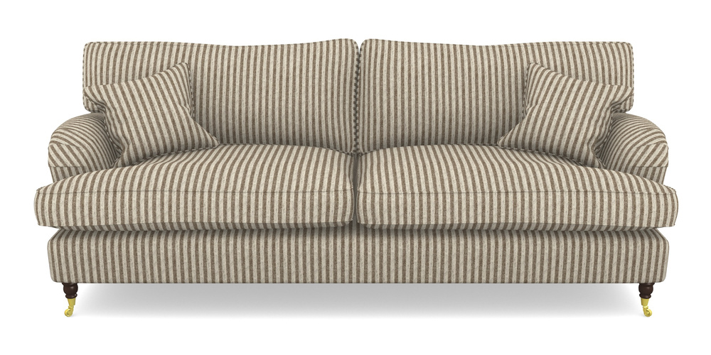 Product photograph of Alwinton 4 Seater Sofa In Cloth 22 - Pinstripe - Peat from Sofas and Stuff Limited