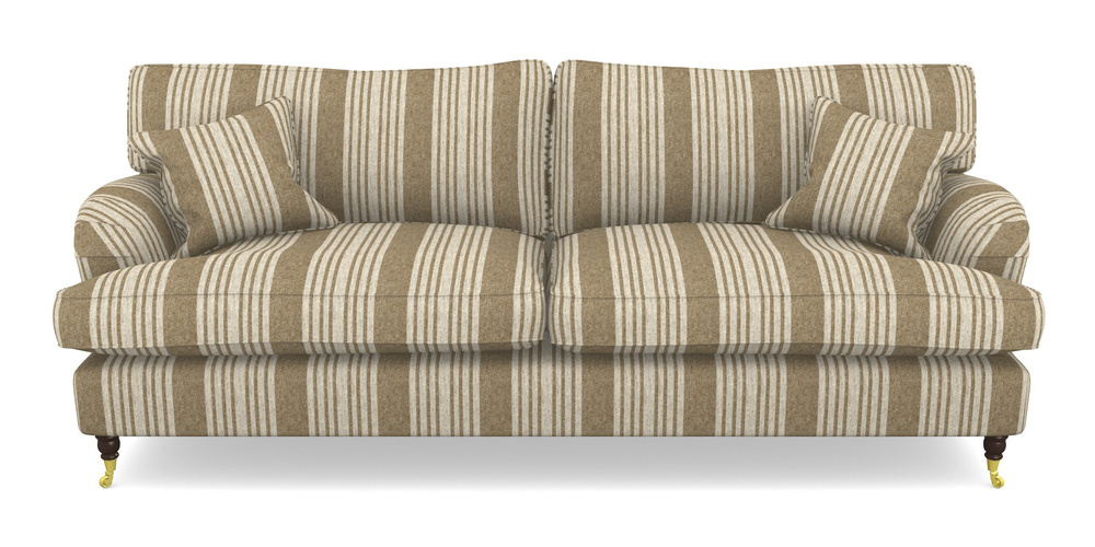 Product photograph of Alwinton 4 Seater Sofa In Cloth 22 - Bayadere - Fallen Leaf from Sofas and Stuff Limited