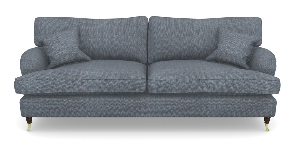 Product photograph of Alwinton 4 Seater Sofa In Dundee Herringbone - Denim from Sofas and Stuff Limited